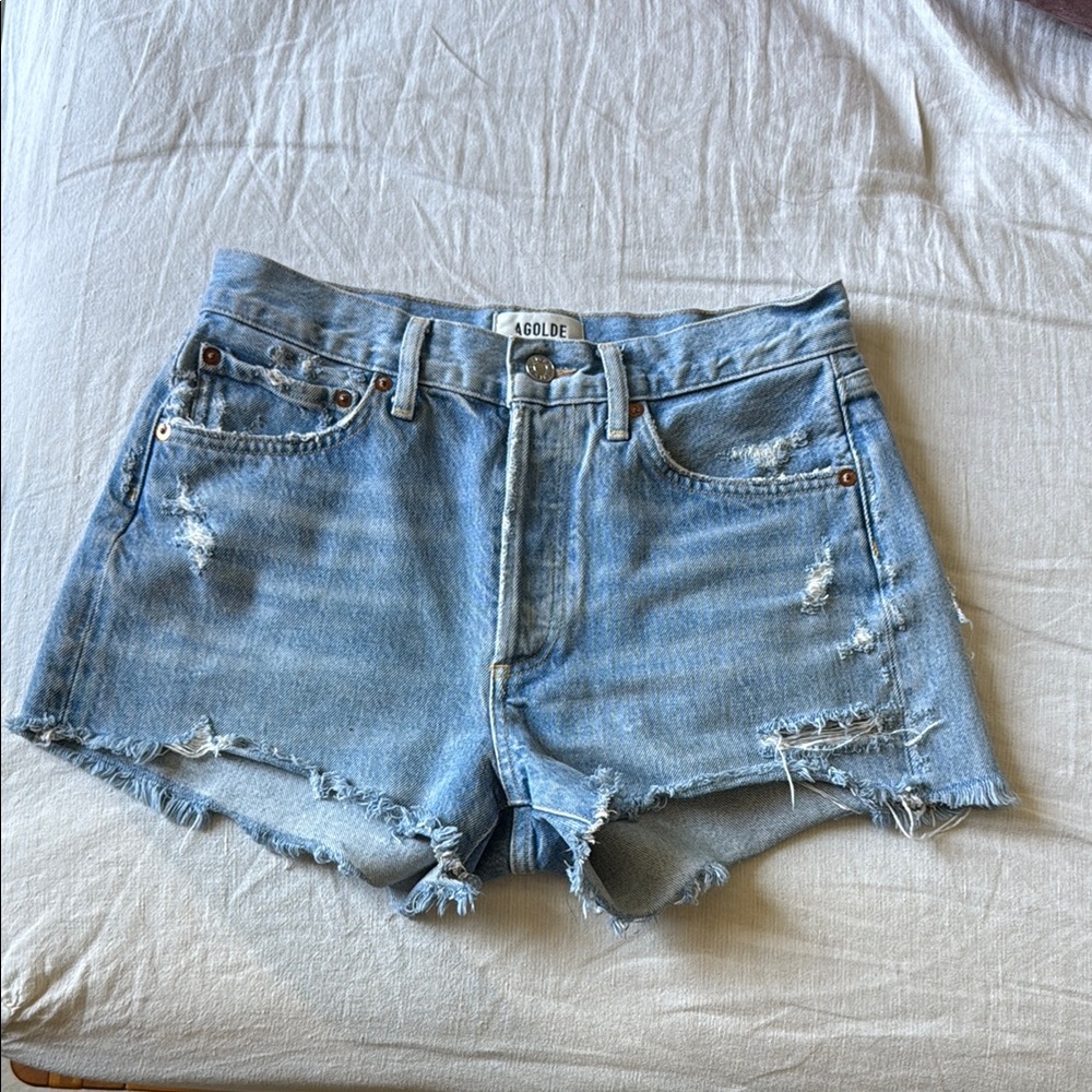 Agolde denim shorts